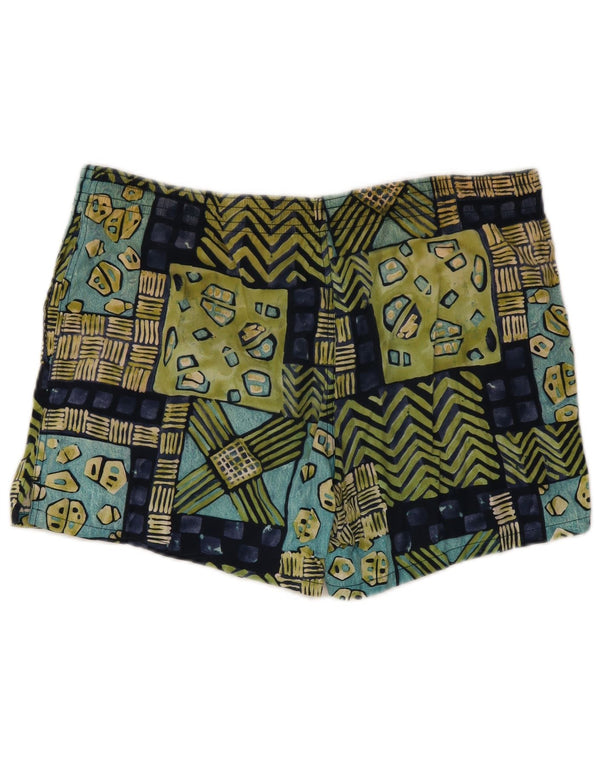 Shorts de natação masculino Fila grande algodão geométrico multicolorido