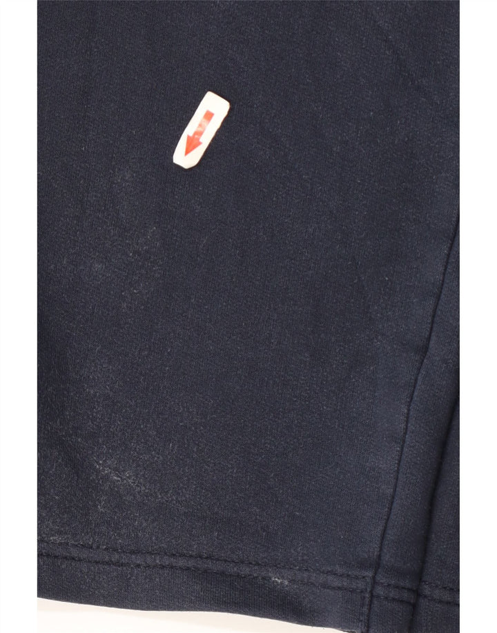 Calça de treino masculina Diadora grande algodão azul marinho