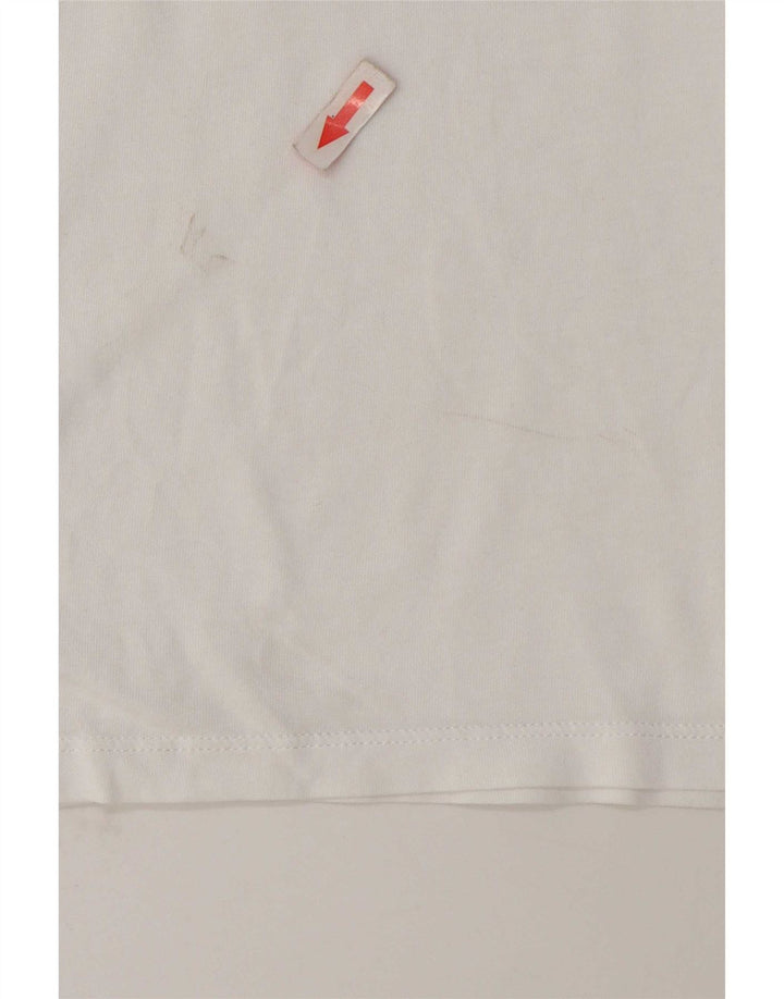 Camiseta feminina gráfica Levi's UK 14 médio branco