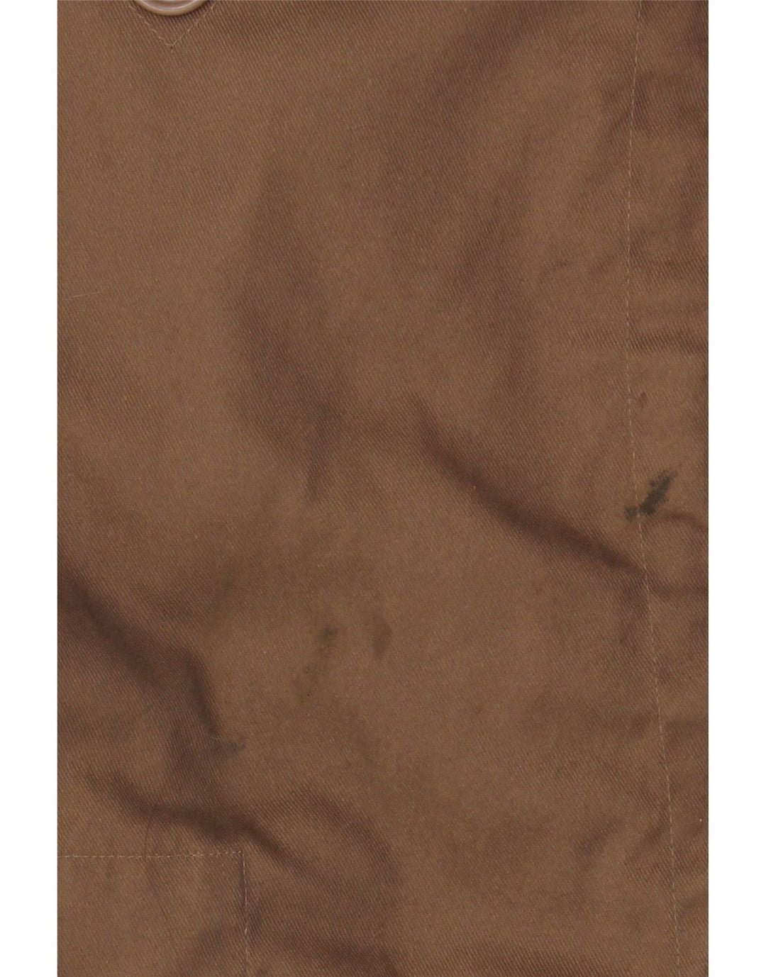 Jaqueta Parka masculina VINTAGE com capuz UK 42 XL poliéster marrom