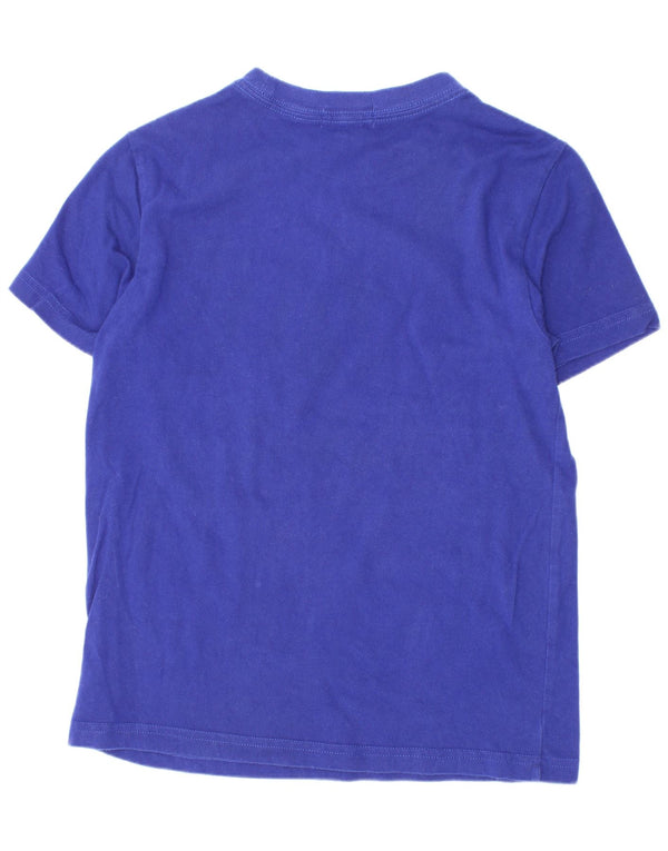 Camiseta Polo Ralph Lauren Meninos 6-7 Anos Azul Algodão