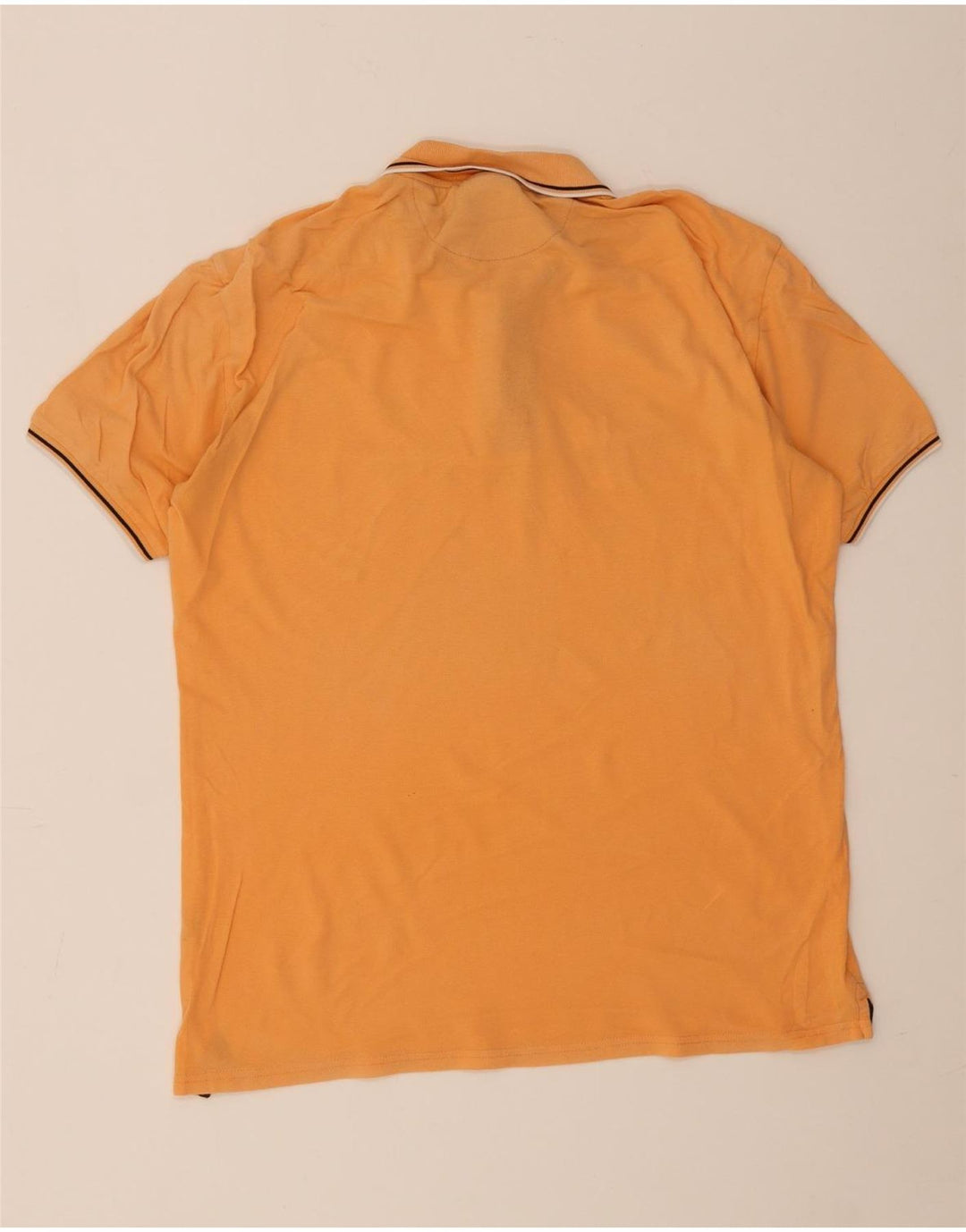 Camisa polo masculina Champion XL laranja listrada