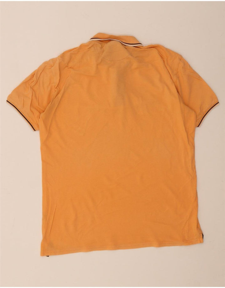 Camisa polo masculina Champion XL laranja listrada
