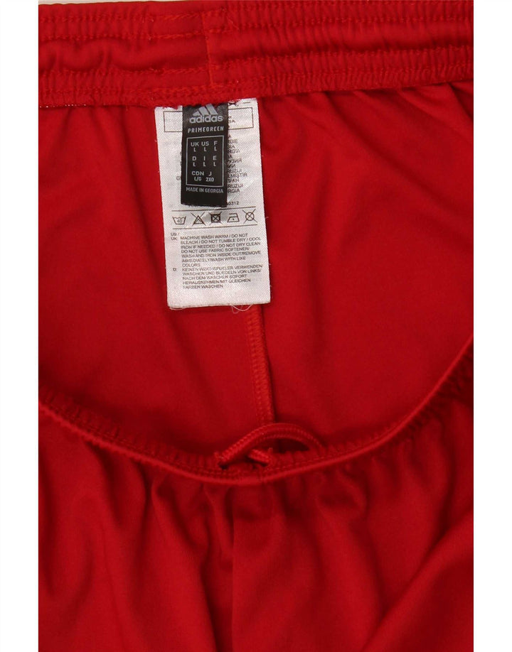 Adidas Mens Aeroready Sport Shorts Grande Poliéster Vermelho