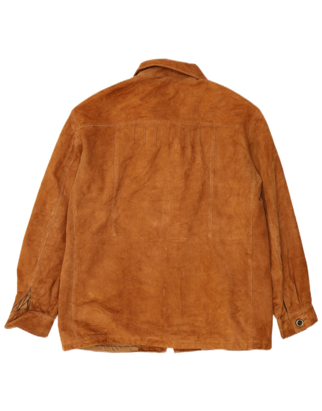 Jaqueta masculina VINTAGE de camurça solta IT 44 XS bege