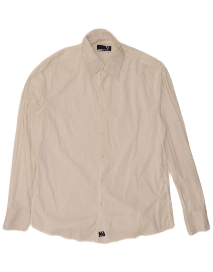 Camisa masculina Sergio Tacchini XL algodão branco