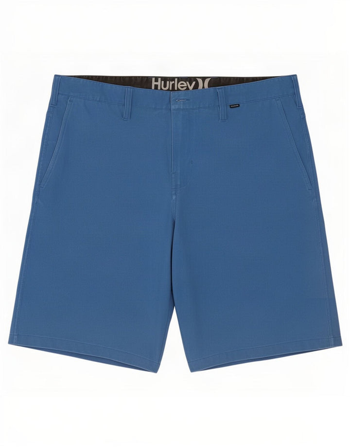 Hurley Mens Chino Shorts Grande W36 Azul Poliéster
