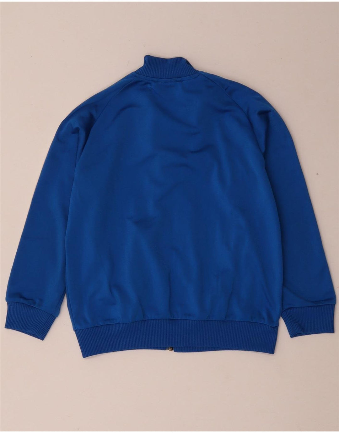 Jaqueta Adidas Meninos Treino Top 7-8 Anos Azul Colorblock Poliéster