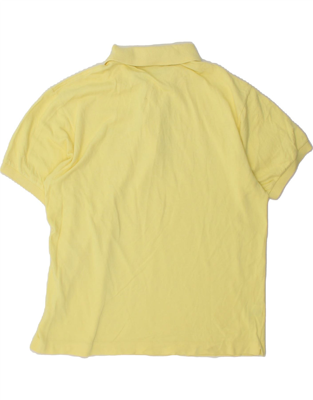 LACOSTE Mens Polo Shirt Size 5 Large Yellow Cotton Vintage Lacoste and Second-Hand Lacoste from Messina Hembry 