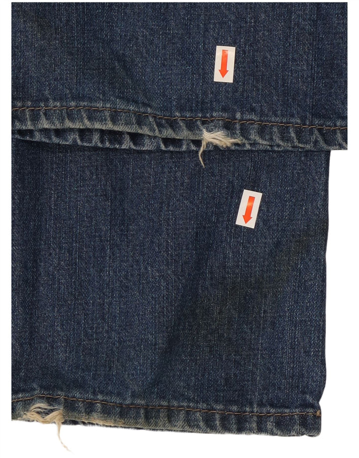 Calvin Klein Masculino Bootcut Jeans W31 L32 Azul Algodão
