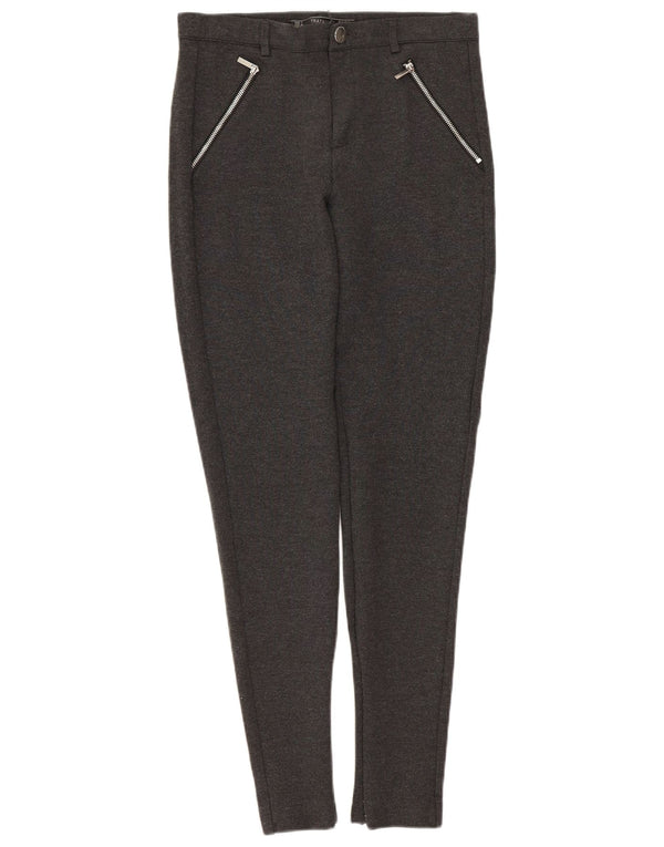 Zara Calça Feminina Trafaluc Skinny Cropped Pequena W26 L26 Cinza