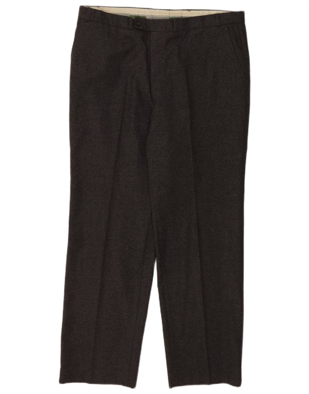 C&A Mens Canda Calça Casual Regular W40 L31 Cinza Nova Lã