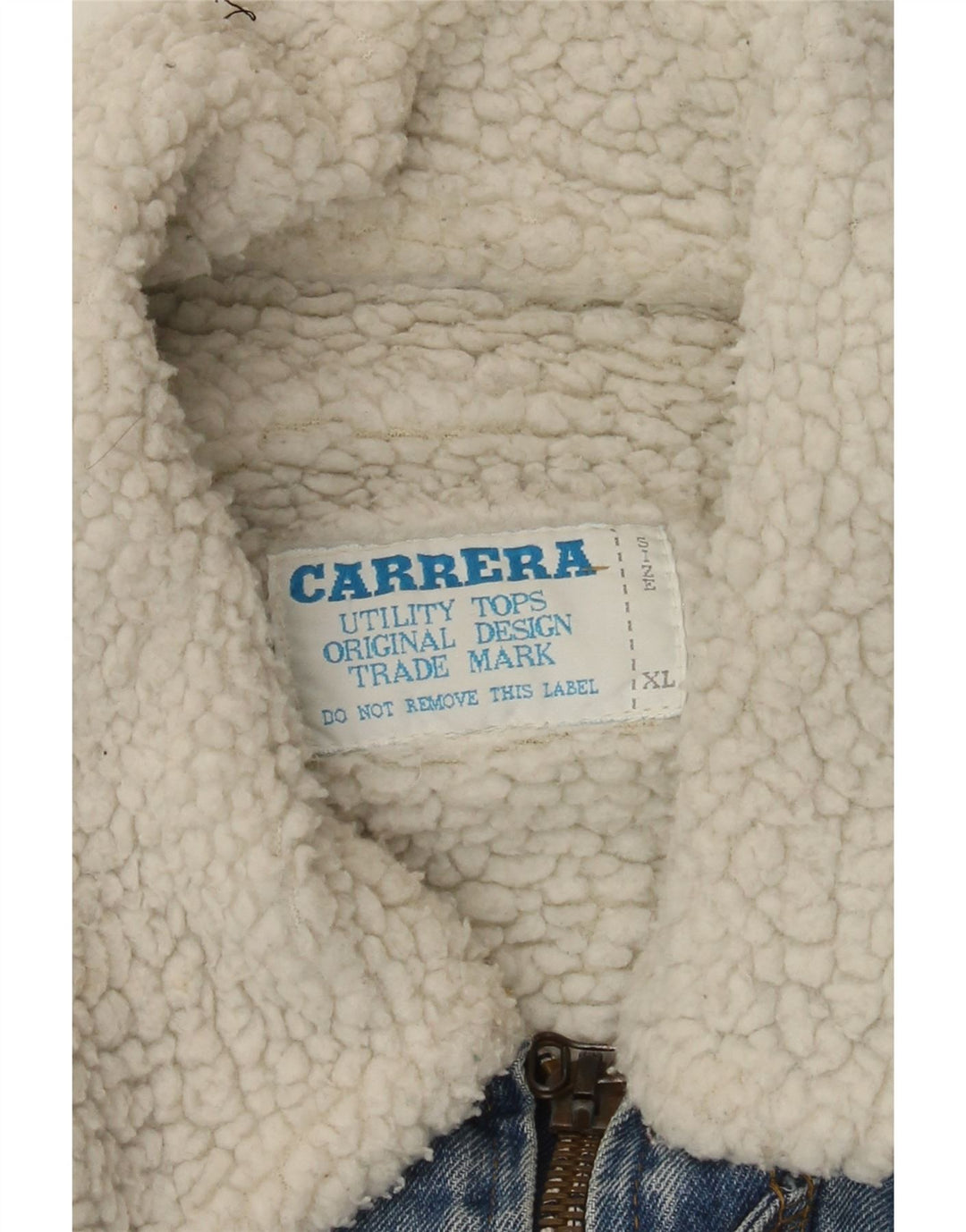 Jaqueta jeans masculina Carrera Sherpa UK 42 XL azul