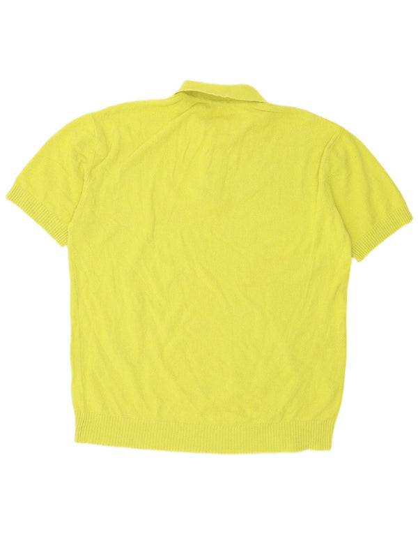 Camisa polo masculina Zara XL amarela