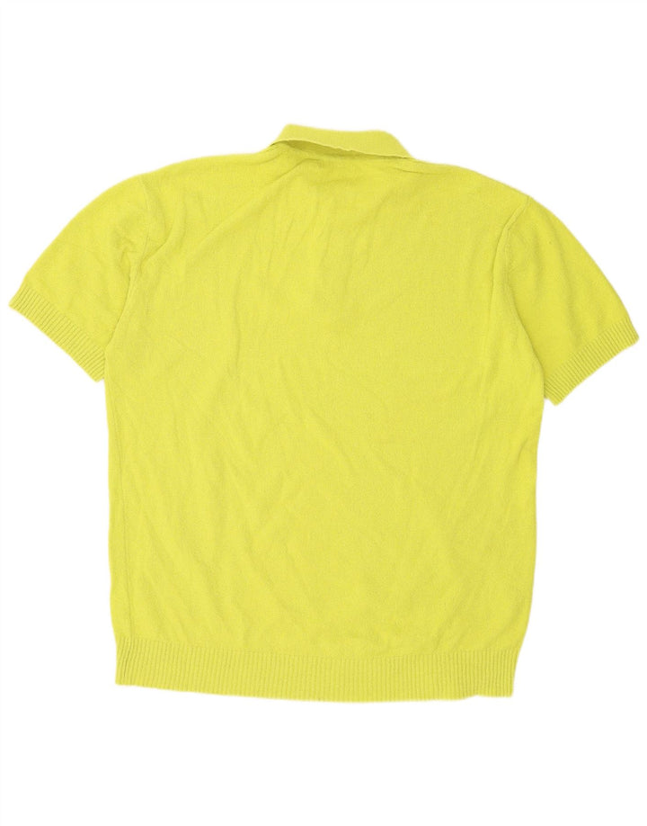Camisa polo masculina Zara XL amarela