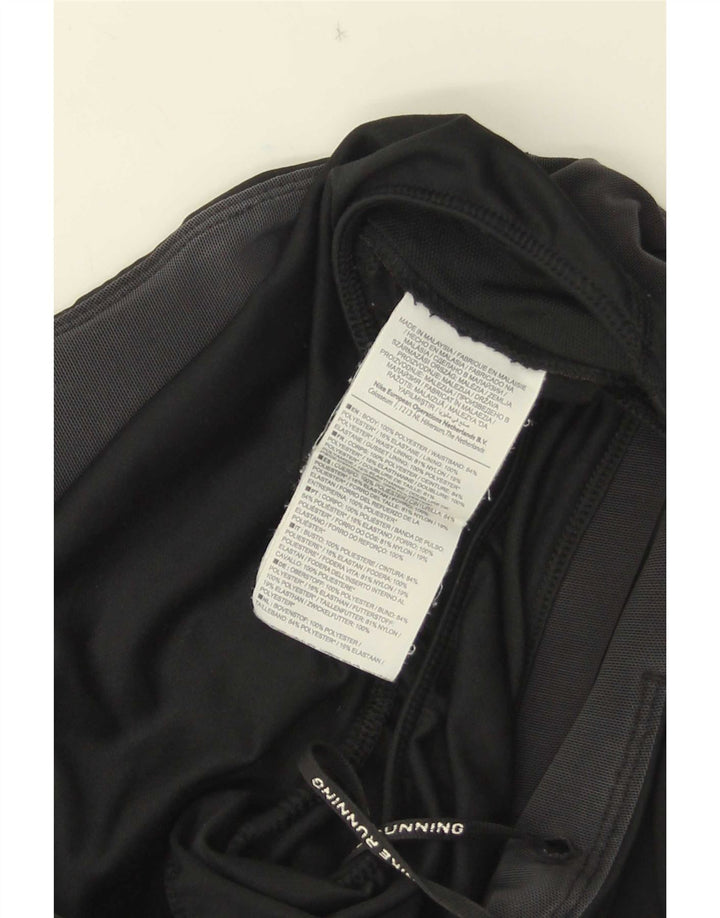 Nike Womens Running Sport Shorts UK 12 Médio Preto Poliéster