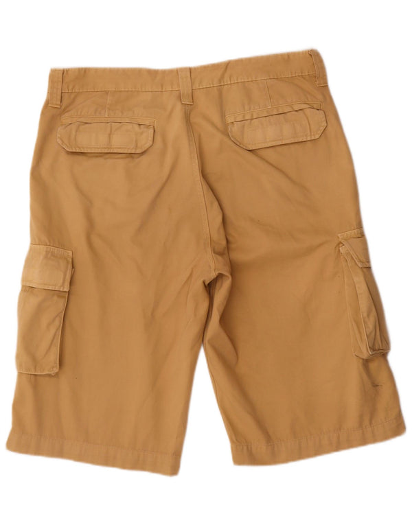 Rifle Mens Cargo Shorts W36 Grande Algodão Bege