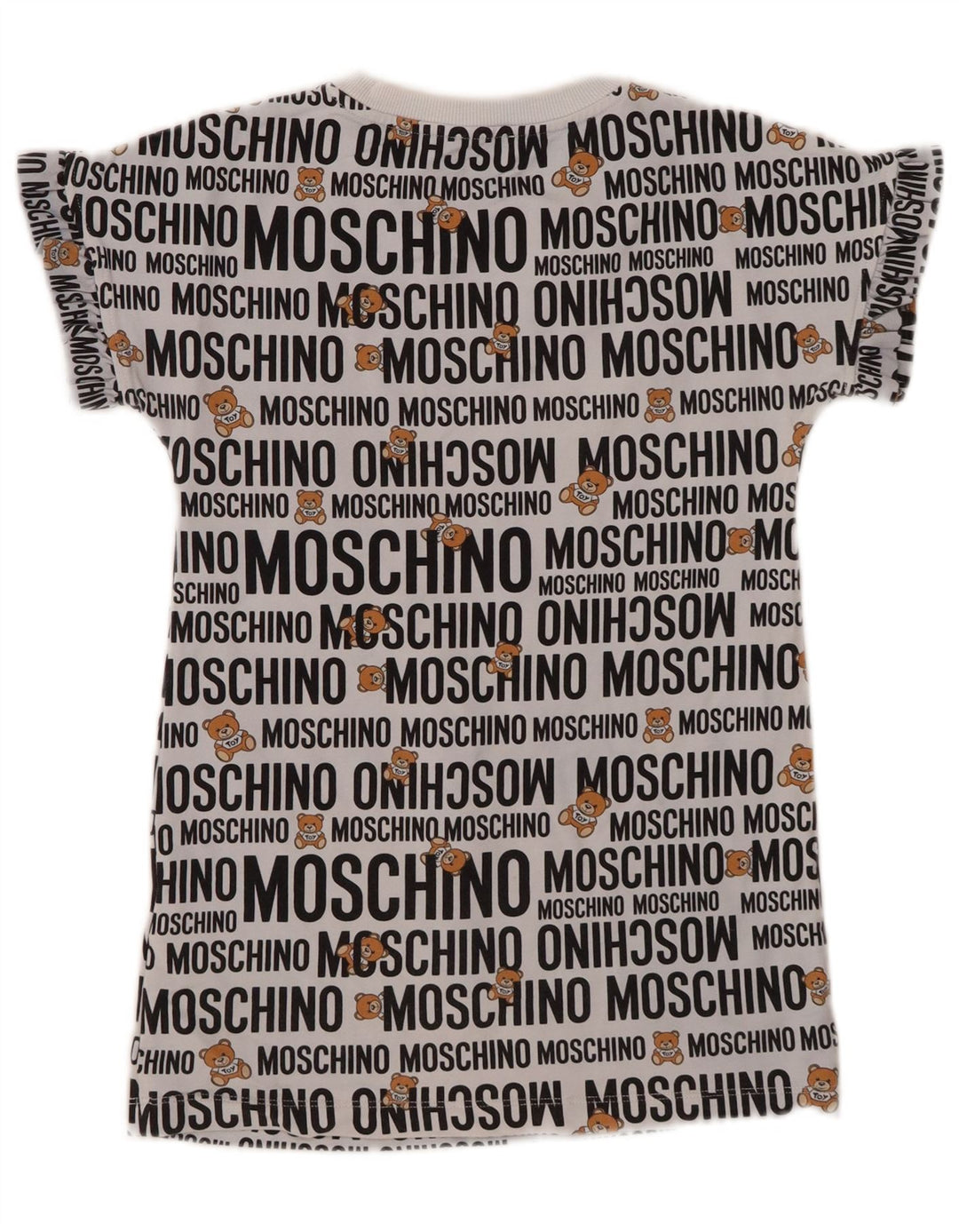 Camiseta gráfica feminina MOSCHINO 7-8 anos algodão cinza