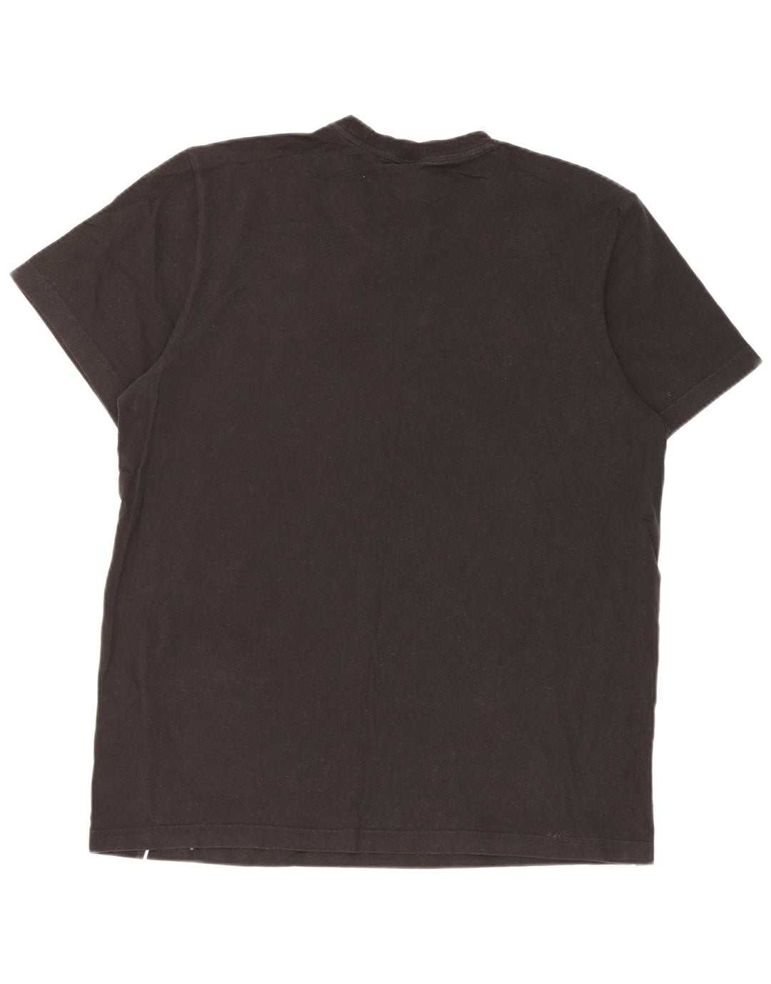 Adidas Mens Camiseta Top Grande Algodão Preto