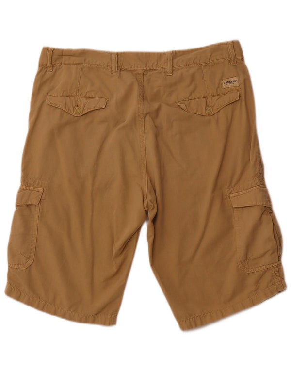 CARRERA Mens 618 Regular Cargo Shorts it 50 Grande W34 Algodão Bege