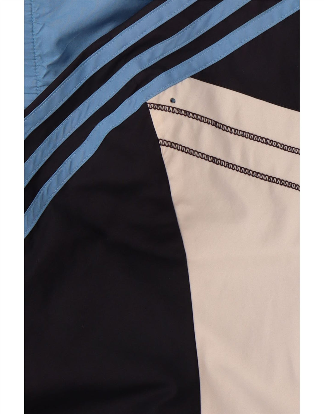 ADIDAS Mens Tracksuit Top Jacket Grande Azul Colorblock Poliéster