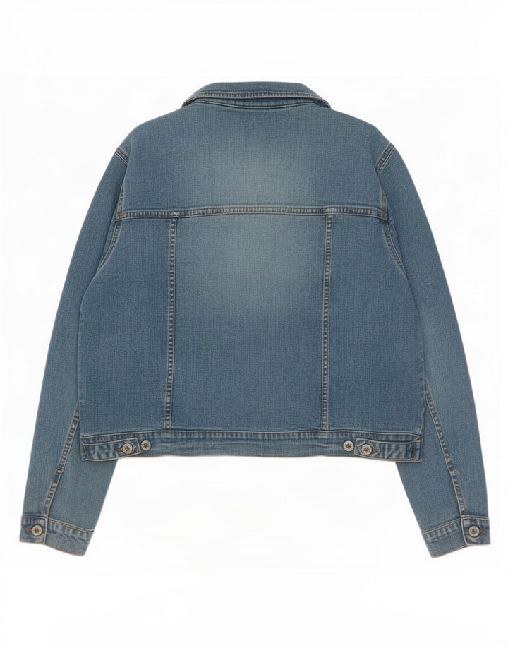 Jaqueta jeans feminina Marks & Spencer Reino Unido 16 grande azul