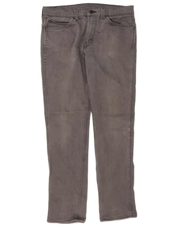 Calça Jeans Levis 511 Slim Masculina W34 L32 Cinza Algodão