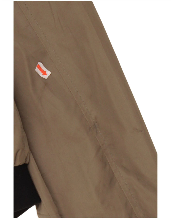 Jaqueta bomber oversized feminina ZARA Reino Unido 10 algodão verde pequeno