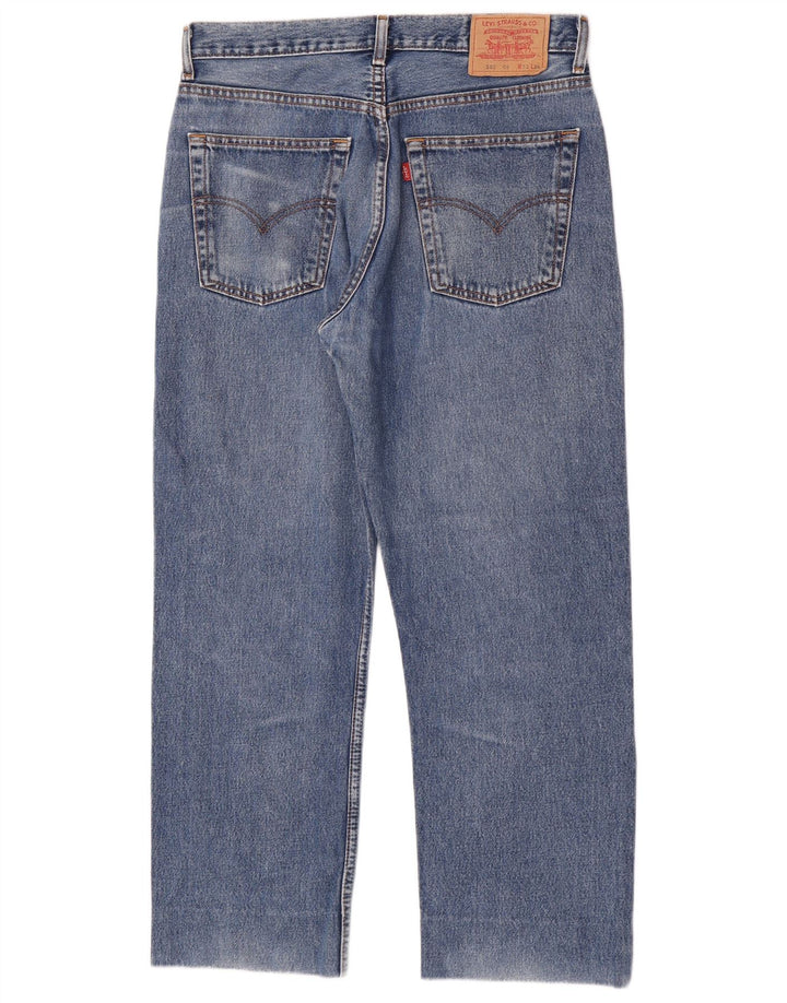 Levi's Masculino 582 Straight Jeans W33 L28 Azul Algodão