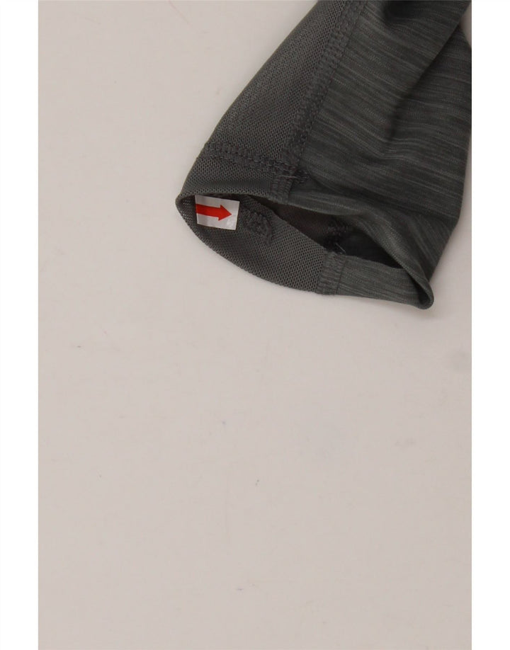 Leggings femininas Nike Dri Fit Graphic UK 12 poliéster cinza médio