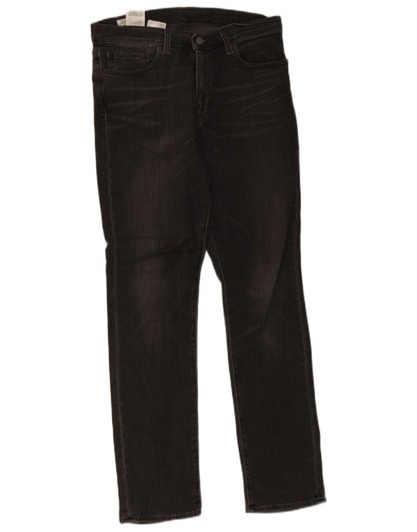 Levi's Masculino 511 Slim Jeans W32 L32 Algodão Preto