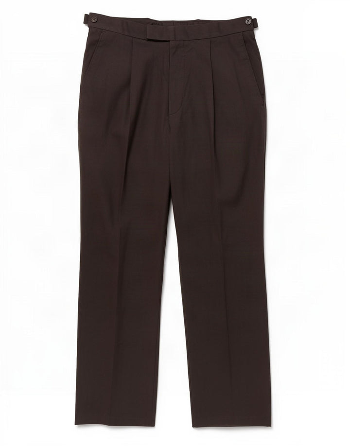 Calça masculina Marks & Spencer com pegged terno W32 L31 poliéster preto