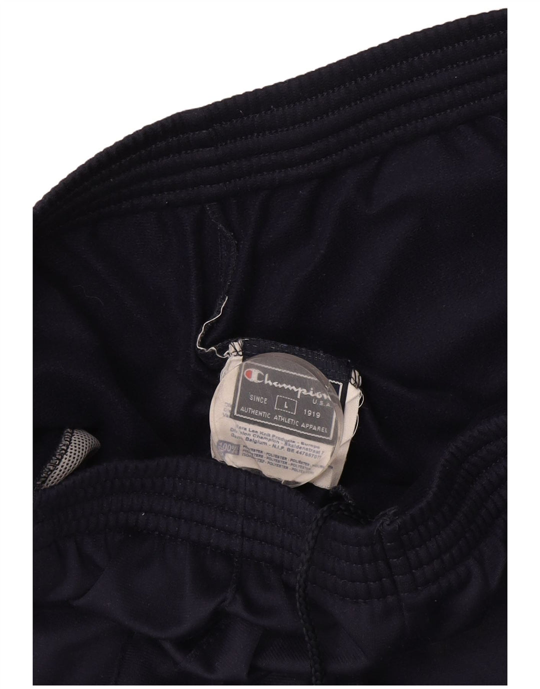 Calça esportiva masculina Champion grande poliéster azul marinho