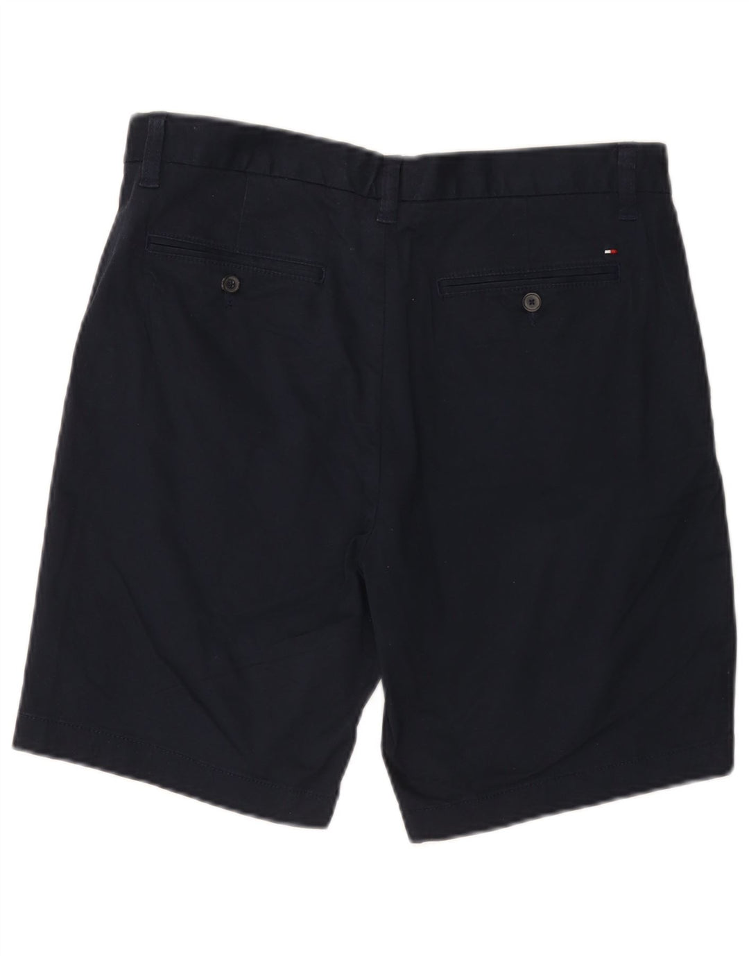Tommy Hilfiger Mens Chino Shorts W33 Médio Algodão Azul Marinho