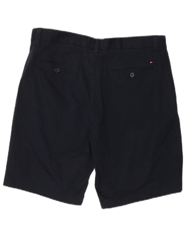Tommy Hilfiger Mens Chino Shorts W33 Médio Algodão Azul Marinho