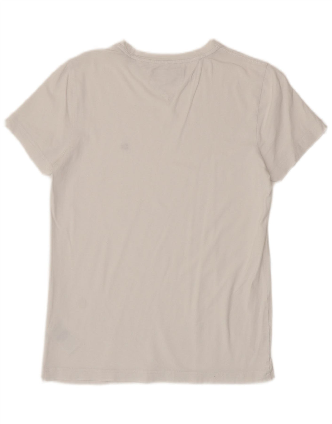 TOMMY HILFIGER Camiseta masculina top pequeno algodão branco