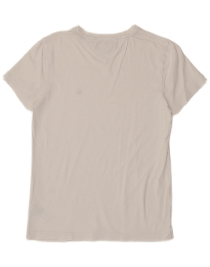 TOMMY HILFIGER Camiseta masculina top pequeno algodão branco
