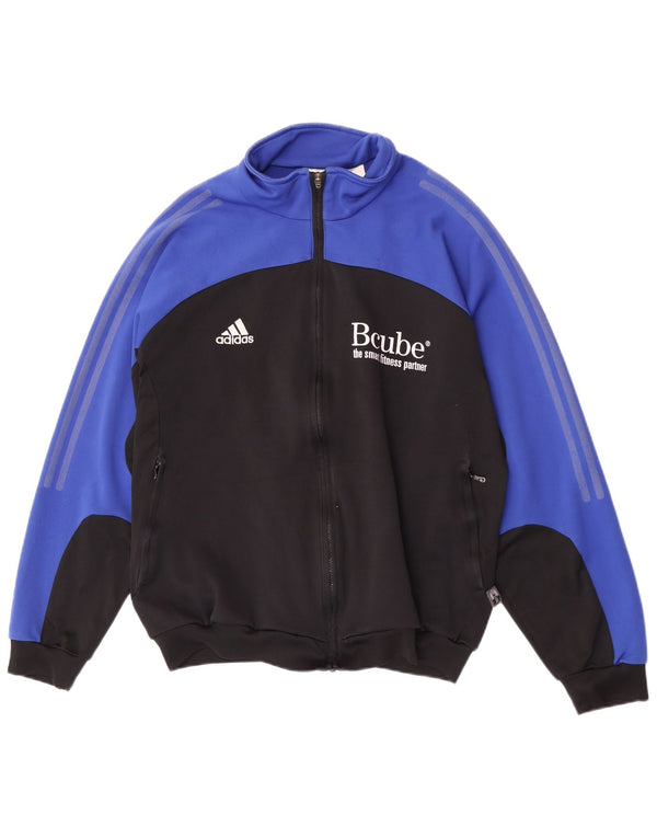 Adidas Mens Graphic Tracksuit Top Jacket UK 44/46 Grande Preto Colorblock