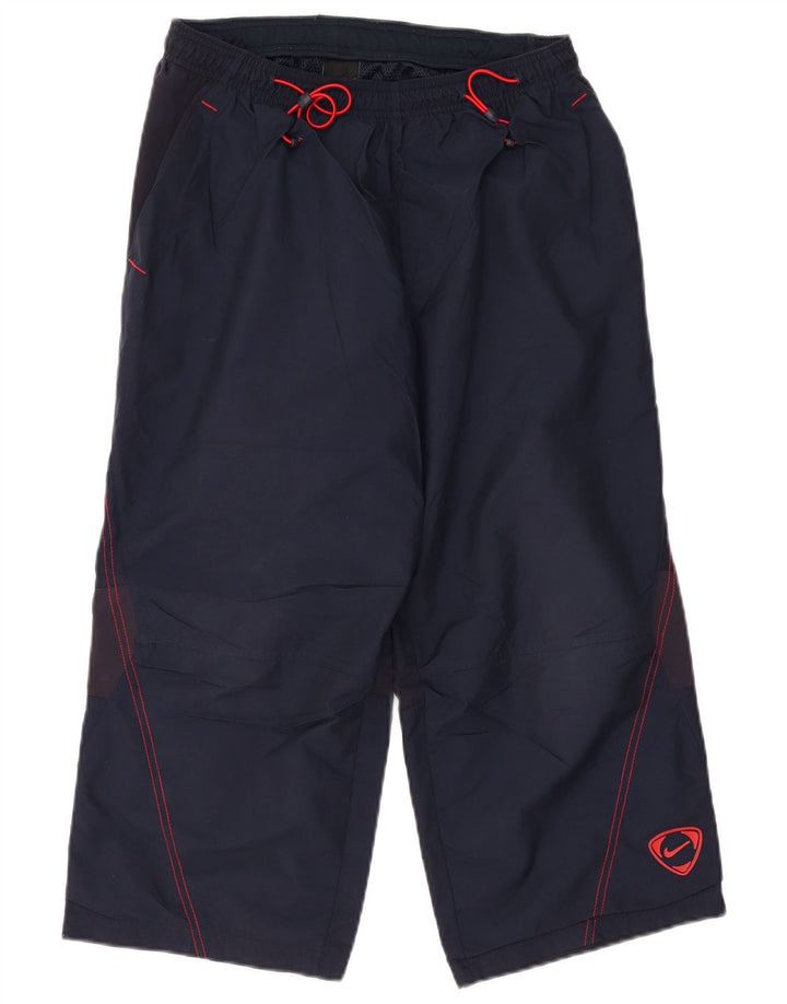 Calça de treino masculina NIKE Capri médio azul marinho Colourblock Nylon