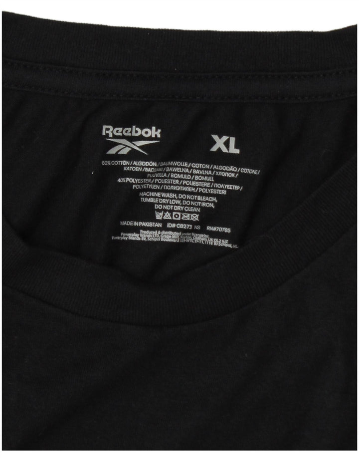 Camiseta masculina Reebok Top XL algodão preto