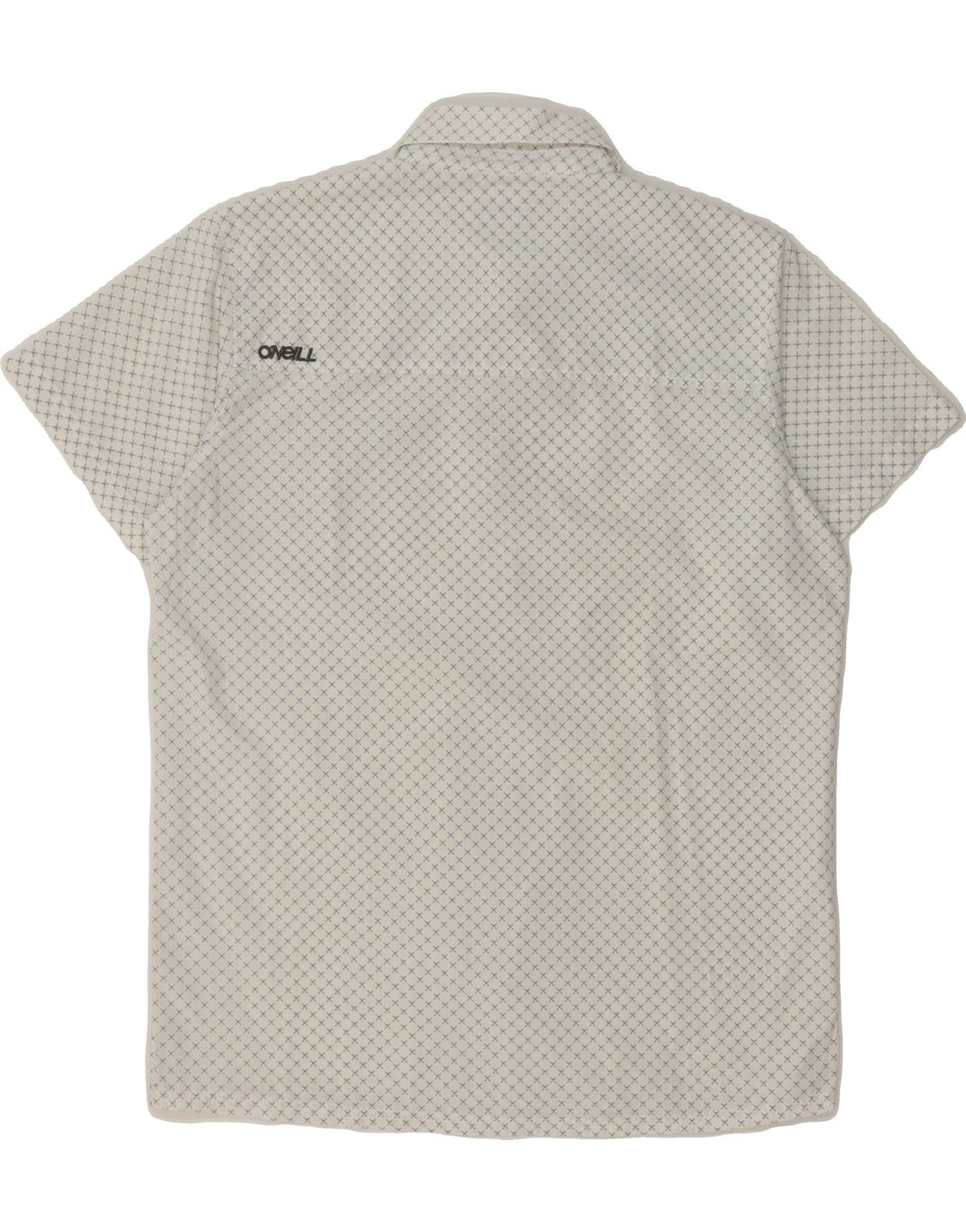 O'NEILL Mens Short Sleeve Shirt Large White Check Cotton Vintage O'Neill and Second-Hand O'Neill from Messina Hembry 