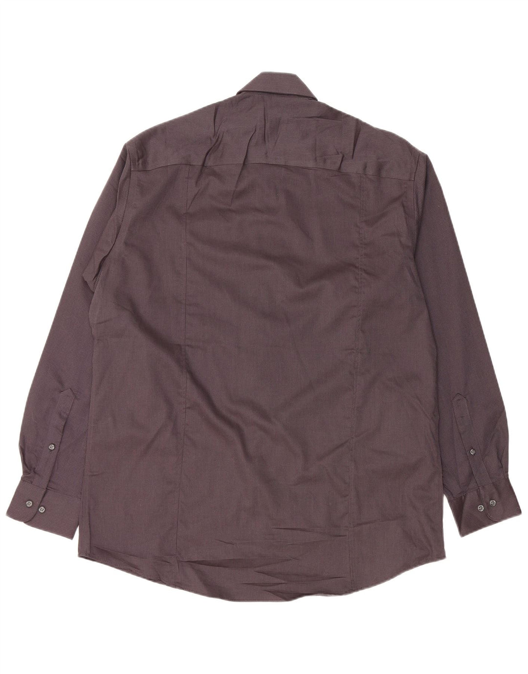 Camisa masculina CALVIN KLEIN tamanho 15 1/2 16 algodão manchado cinza médio