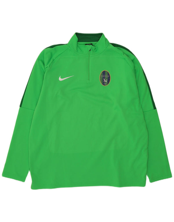 Nike Mens Cerveteri Graphic Pullover Treino Top XL Verde Colourblock