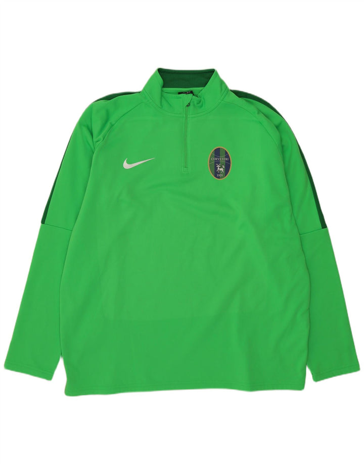 Nike Mens Cerveteri Graphic Pullover Treino Top XL Verde Colourblock