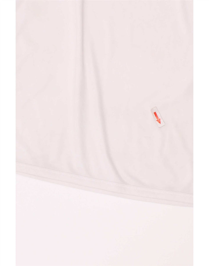 Camiseta Kappa Boys Graphic 9-10 Anos Poliéster Branco