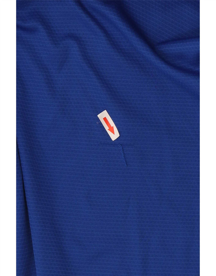 Camiseta masculina Adidas grande poliéster azul