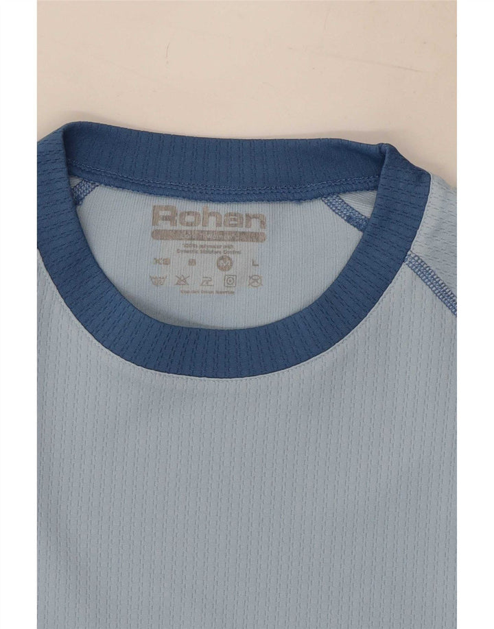 Rohan Camiseta masculina Top médio azul colorblock