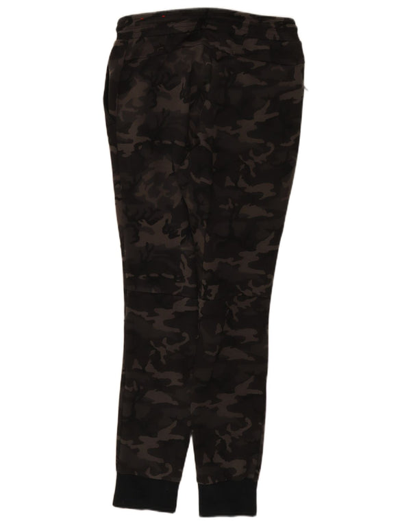 Calça de treino masculina Nike joggers pequeno algodão camuflado preto