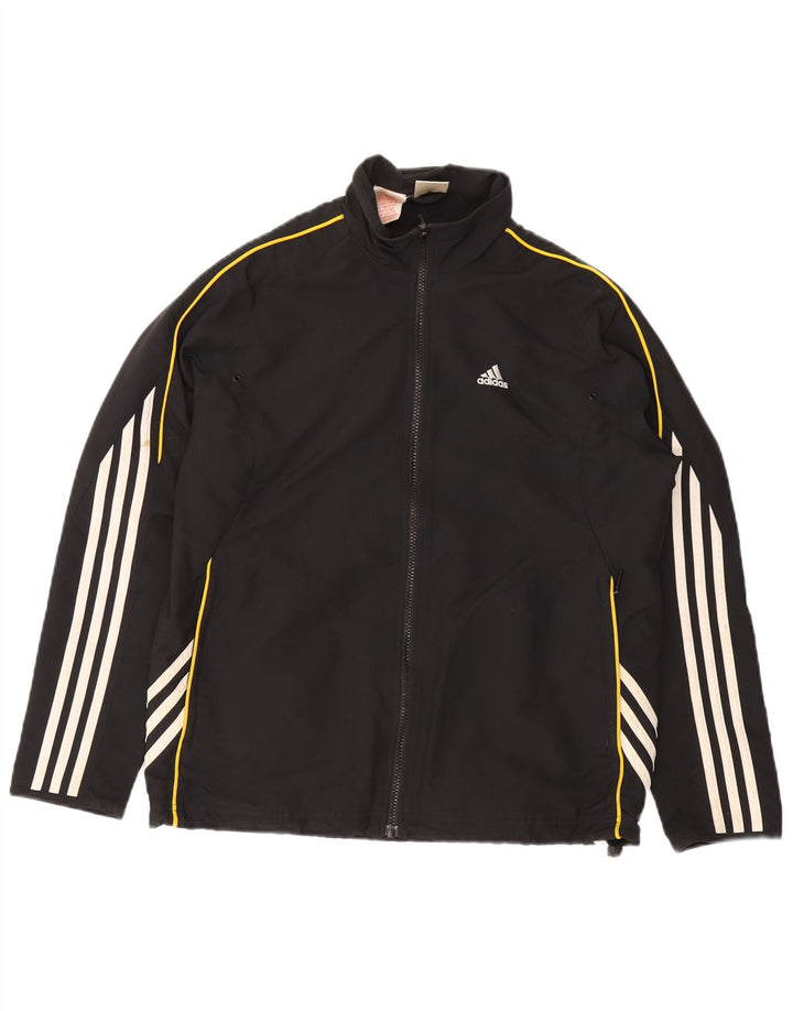 Casaco de treino adidas menino 13-14 anos preto poliéster