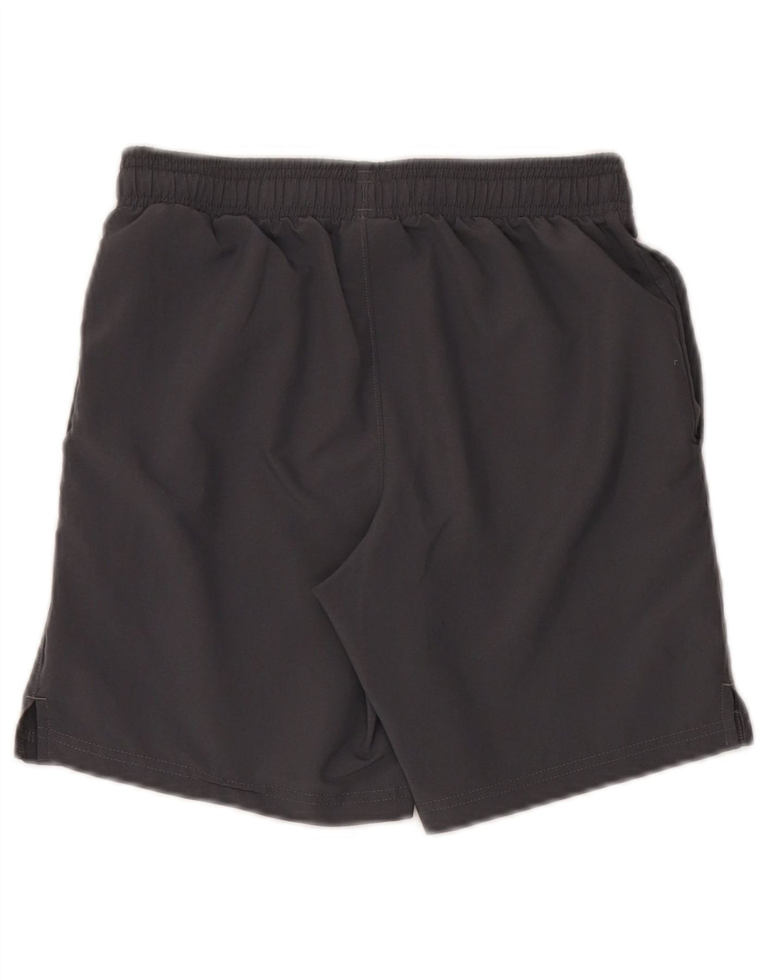 Shorts esportivos gráficos Under Armour Boys 9-10 anos cinza médio poliéster